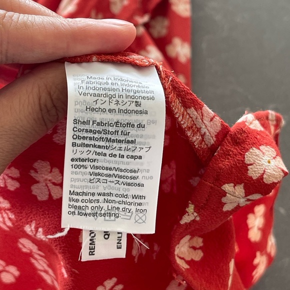 Madewell Ruffle-Wrap Midi Skirt in Happy Hibiscus - Picture 10 of 12